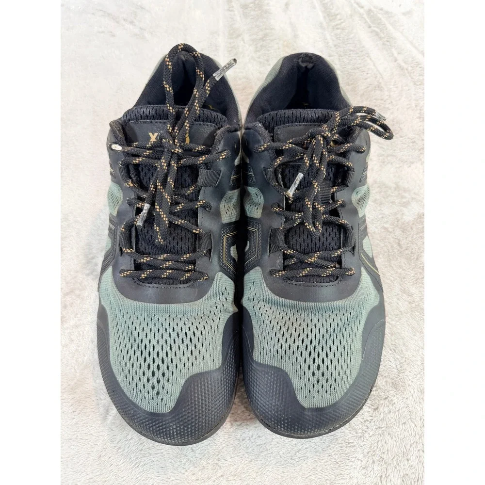 Xero Mens Mesa Trail II Barefoot Running Shoes Green Black 11.5